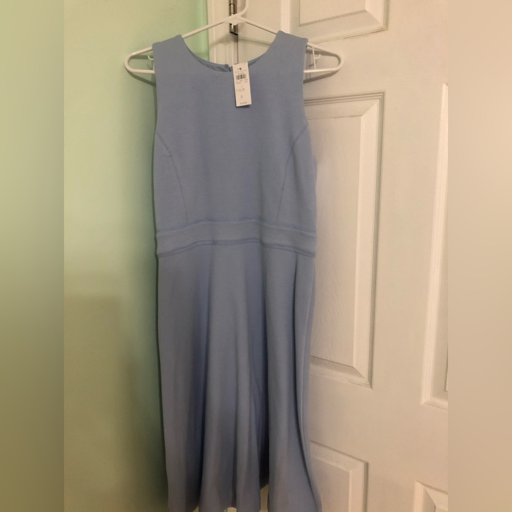 Ann Taylor blue sleeveless dress size 8